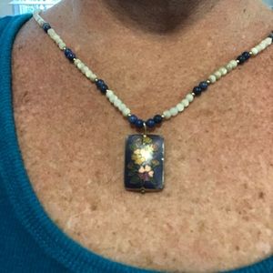 Vintage 14kt GF MOP Pendant Necklace